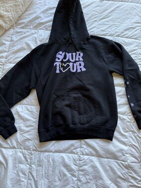 Official Olivia Rodrigo sour tour merch small hoodie, sweatpants, 4 pairs socks